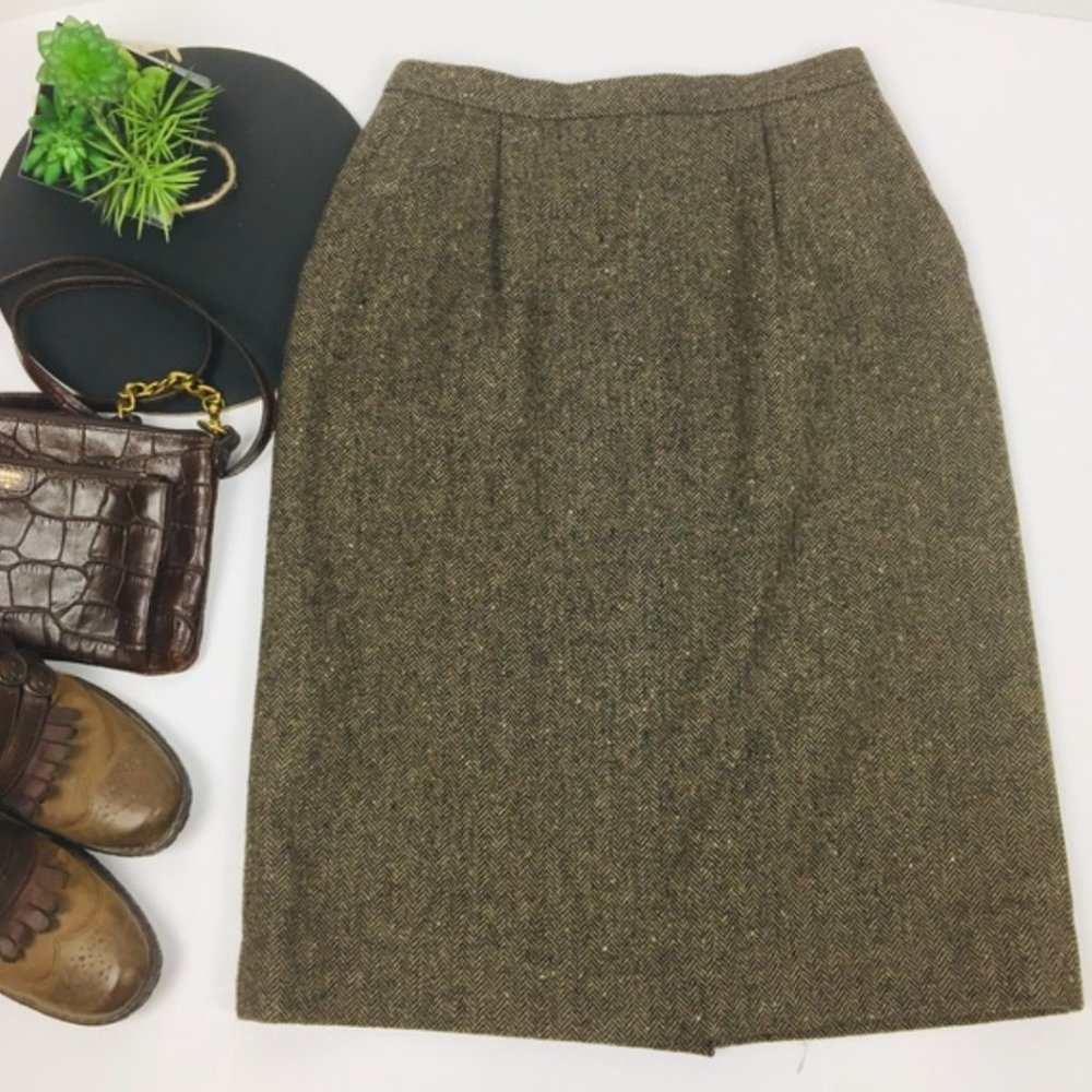Vintage Pendleton Tweed High Waist skirt